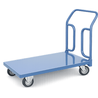 Carrello a 4 ruote a 1 piano